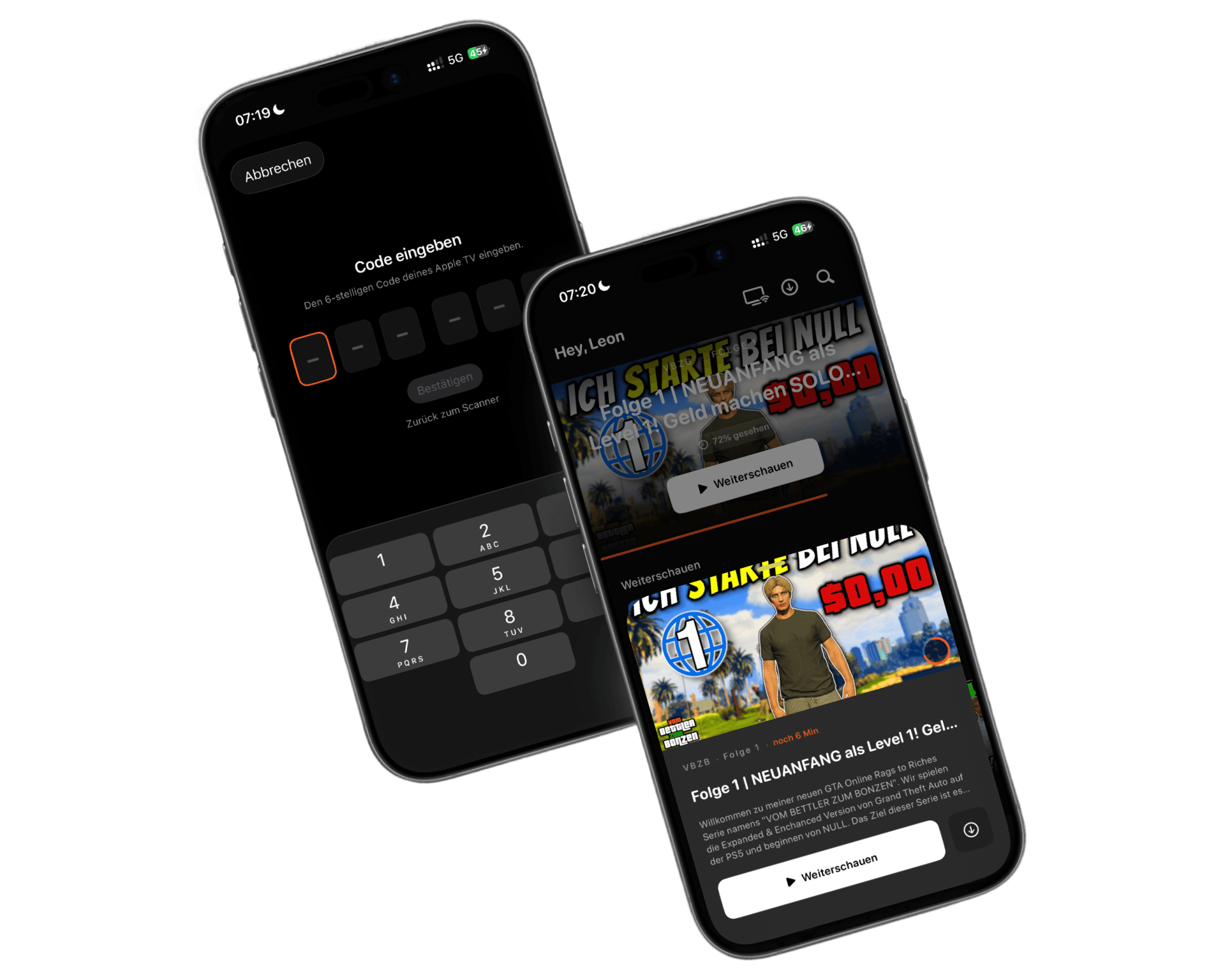 EasyStretcher App — Mediathek & Chat